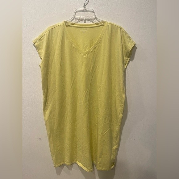 Eileen Fisher Yellow organic cotton tunic shirt size M - Picture 1 of 6